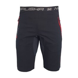 HAVEN pantalones cortos sin tirantes - NALISHA SLIMFIT - negro/rojo