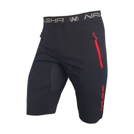 HAVEN pantalones cortos sin tirantes - NALISHA SLIMFIT - negro/rojo