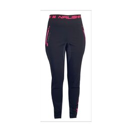 HAVEN pantalones largos sin tirantes - NALISHA SLIMFIT - negro/rosa