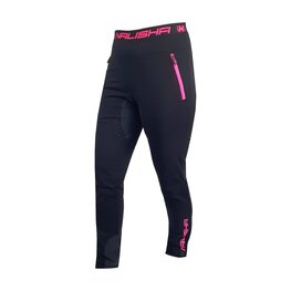 HAVEN pantalones largos sin tirantes - NALISHA SLIMFIT - negro/rosa