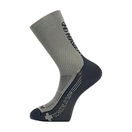 HAVEN calcetines clásicos - STRUCTURE LONG 2PAK - negro/gris
