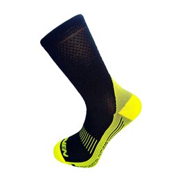 HAVEN calcetines clásicos - STRUCTURE LONG 2PAK - negro/amarillo