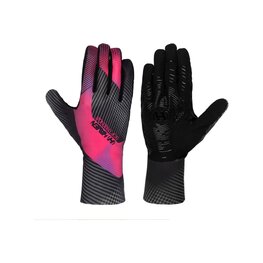 HAVEN guantes de dedos largos - SOFTPREN 0.8 - negro/rosa