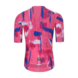 HOLOKOLO jersey de manga corta - STROKES - rosa/azul