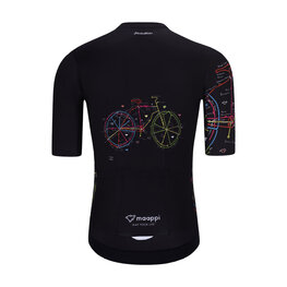 HOLOKOLO jersey de manga corta - MAAPPI DARK - negro/multicolor