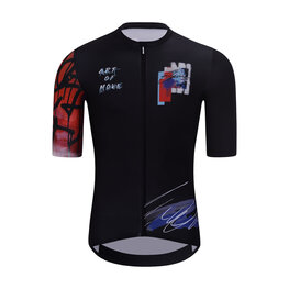 HOLOKOLO jersey de manga corta - SKETCH - negro/rojo