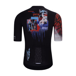 HOLOKOLO jersey de manga corta - SKETCH - negro/rojo