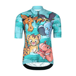 HOLOKOLO jersey de manga corta - SAFARI - turquesa/multicolor