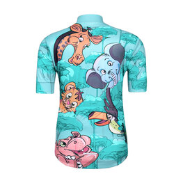 HOLOKOLO jersey de manga corta - SAFARI - turquesa/multicolor