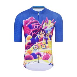 HOLOKOLO jersey de manga corta - VOYAGE - azul/multicolor