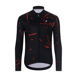 HOLOKOLO maillot de invierno de manga larga - PASSION WINTER - negro/rojo