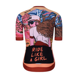 RIVANELLE jersey de manga corta - FREE ELITE LADY LIMITED EDITION - naranja/multicolor