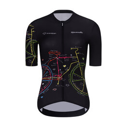 RIVANELLE jersey de manga corta - MAAPPI DARK LADY - negro/multicolor