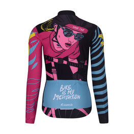RIVANELLE maillot de invierno de manga larga - MEDITATION WINTER - negro/rosa