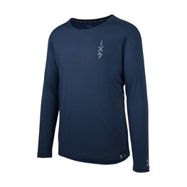 IXS maillot de verano de manga larga - FLOW MERINO LS - azul