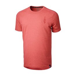 IXS Camiseta de manga corta - KIDS FLOW 1.0 TECH TEE  - rojo