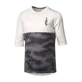 IXS Maillot de manga 3/4 - CARVE 1.0 - blanco/gris