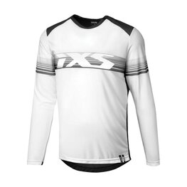 IXS maillot de verano de manga larga - TRIGGER LITE 1.1 - blanco/negro
