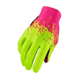 SUPACAZ guantes de dedos largos - SUPAG - amarillo/rosa