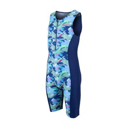 ZONE3 monos - KID'S DIGITAL PRINT TRISUIT  - azul