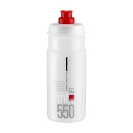 ELITE botella de agua -  JET 550 - transparente/rojo