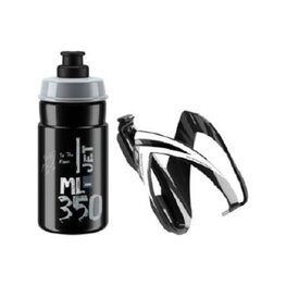 ELITE botella+cesta - CEO 350 ml - negro