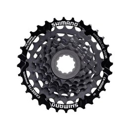 SHIMANO casete - CASSETTE HG200 7 12-32 - negro