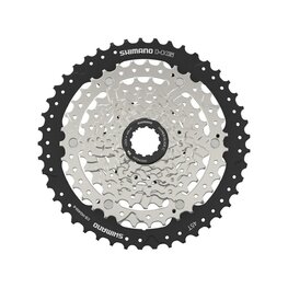 SHIMANO casete - HG400 - plateado/negro