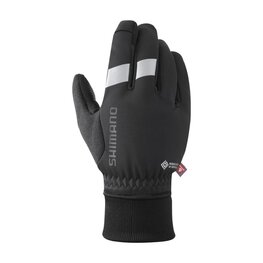 SHIMANO guantes de dedos largos - WINDSTOPPER PRIMALOFT - negro