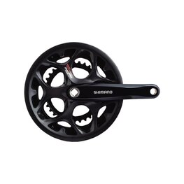 SHIMANO manivelas con convertidor - TOURNEY A070 170mm 50/34 - negro