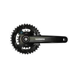 SHIMANO manivelas con convertidor - ALTUS 175mm 36/22 - negro