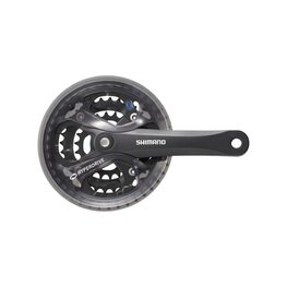 SHIMANO manivelas con convertidor - ACERA 175mm 48/38/28 - negro