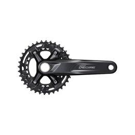 SHIMANO manivelas con convertidor - DEORE M4100 175mm 36/26 - negro