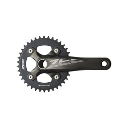 SHIMANO manivelas con convertidor - ZEE M640 165mm - negro