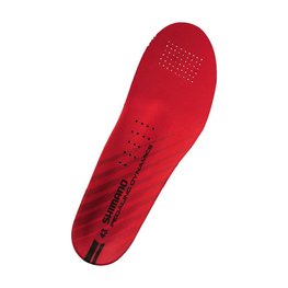 SHIMANO plantillas para zapatillas de ciclismo - MTB DUAL DENSITY - rojo
