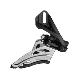 SHIMANO pulse - DEORE M4100 SIDE SWING D-TYPE - plateado/negro