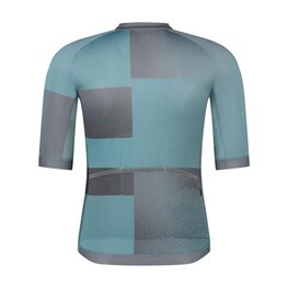 SHIMANO jersey de manga corta - VELOCE - azul claro