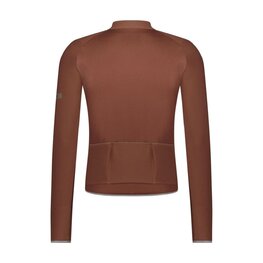 SHIMANO maillot de verano de manga larga - EVOLVE MERINO LONG - marrón