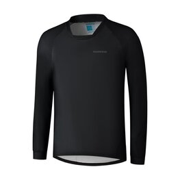 SHIMANO maillot de verano de manga larga - MYOKO LONG WARM - negro