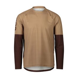 POC maillot de verano de manga larga - ESSENTIAL MTB - marrón