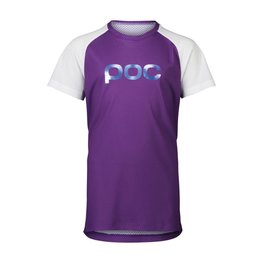 POC jersey de manga corta - ESSENTIAL MTB - púrpura/blanco