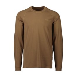 POC maillot de verano de manga larga - POISE CREW - marrón