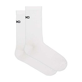 POC calcetines clásicos - CADENCE ROAD LONG SOCKS - blanco