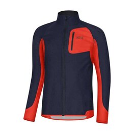 GORE maillot de invierno de manga larga - R3 PARTIAL GWS - azul/rojo