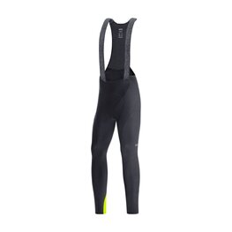 GORE pantalones largos con tirantes - C3 THERMO - negro/amarillo