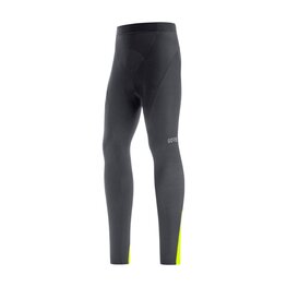 GORE pantalones largos sin tirantes - C3 THERMO - negro/amarillo