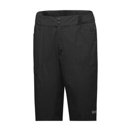 GORE pantalones cortos sin tirantes - PASSION - negro
