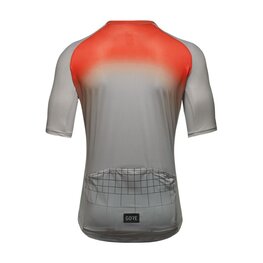 GORE jersey de manga corta - GRID FADE 2.0 - gris/naranja
