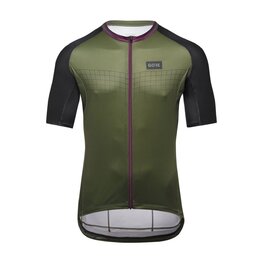 GORE jersey de manga corta - GRID FADE 2.0 - verde/púrpura