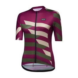 GORE jersey de manga corta - SIGNAL CHAOS - púrpura/gris
